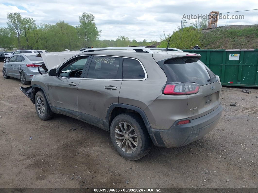 2019 Jeep Cherokee Latitude Plus 4x4 Gray vin: 1C4PJMLB6KD341284