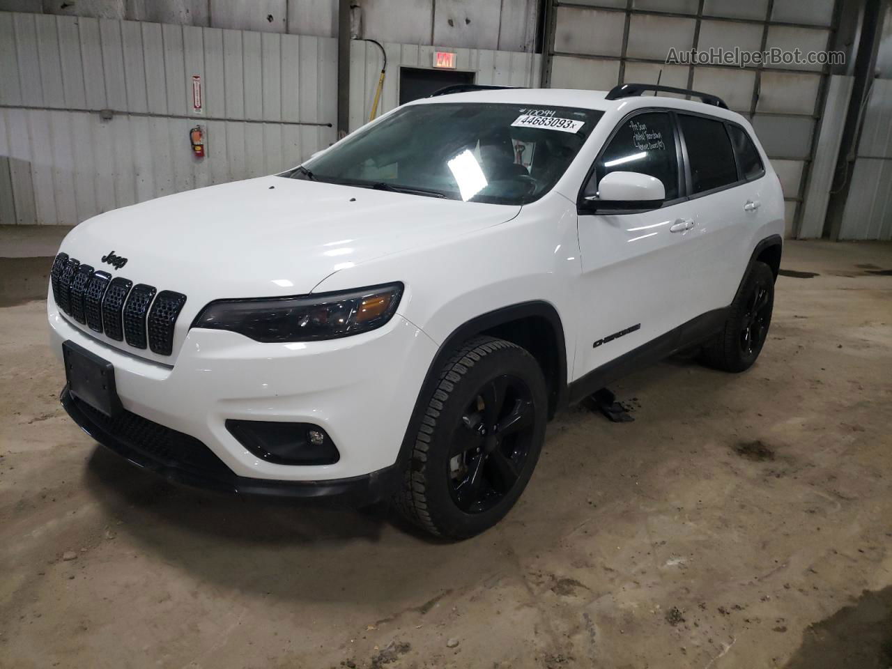 2019 Jeep Cherokee Latitude Plus White vin: 1C4PJMLB6KD418414