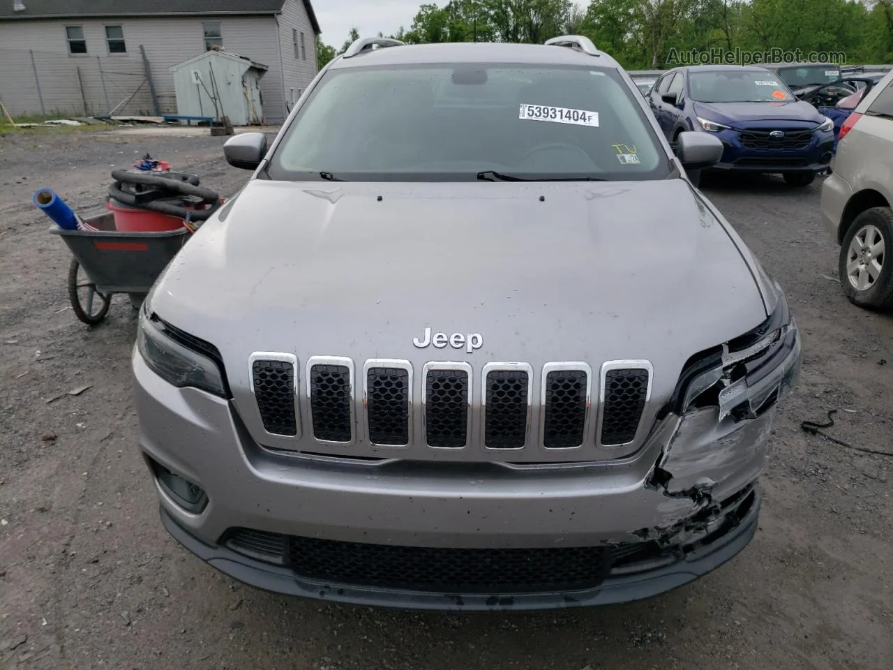 2019 Jeep Cherokee Latitude Plus Silver vin: 1C4PJMLB6KD430868