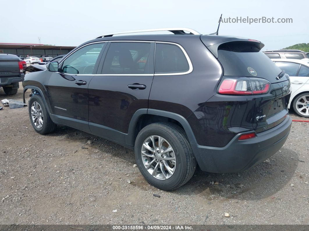 2021 Jeep Cherokee Latitude Plus 4x4 Black vin: 1C4PJMLB6MD137054