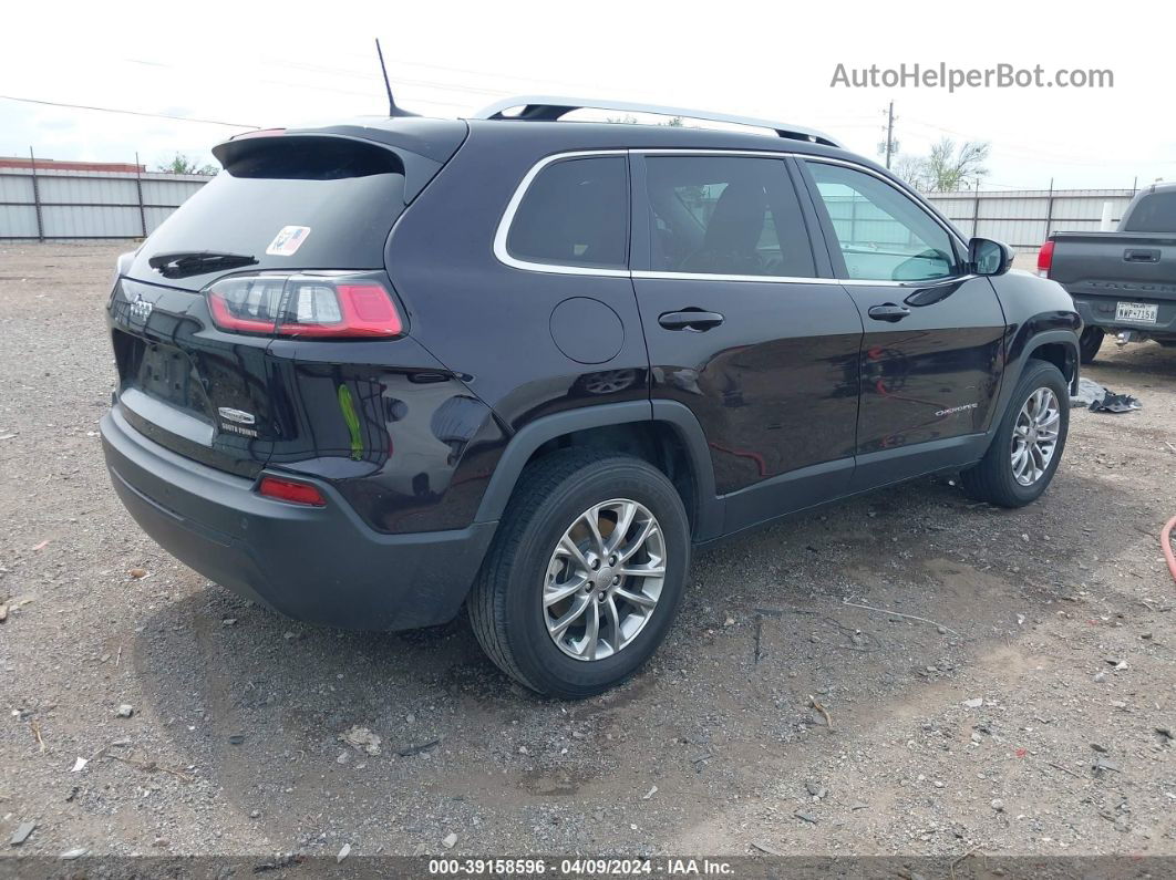 2021 Jeep Cherokee Latitude Plus 4x4 Black vin: 1C4PJMLB6MD137054