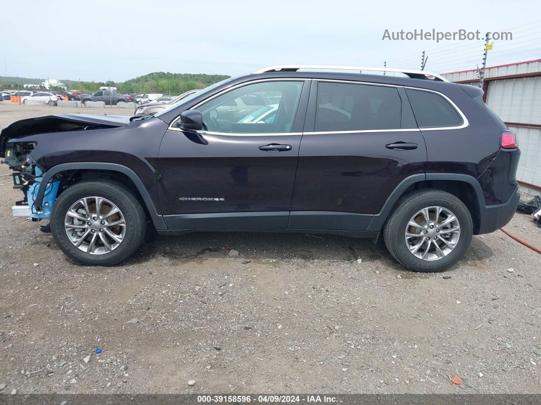 2021 Jeep Cherokee Latitude Plus 4x4 Black vin: 1C4PJMLB6MD137054