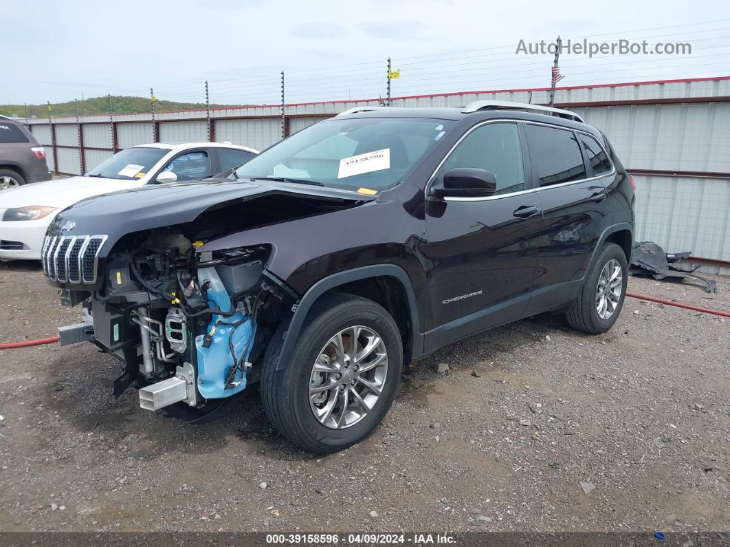 2021 Jeep Cherokee Latitude Plus 4x4 Black vin: 1C4PJMLB6MD137054