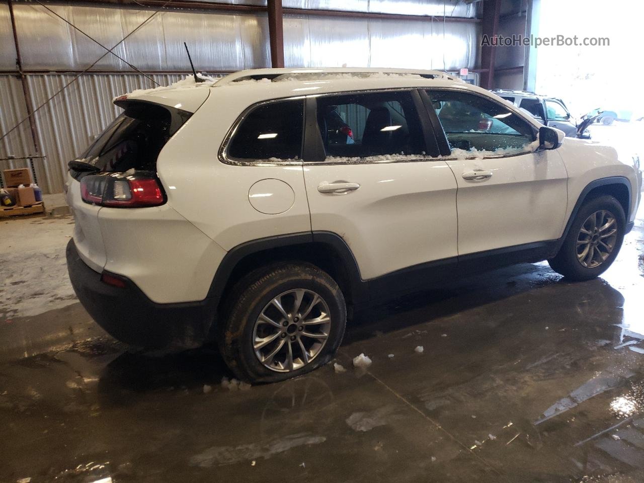 2019 Jeep Cherokee Latitude Plus Белый vin: 1C4PJMLB7KD139764