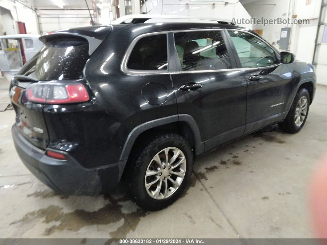 2019 Jeep Cherokee Latitude Plus 4x4 Black vin: 1C4PJMLB7KD181674