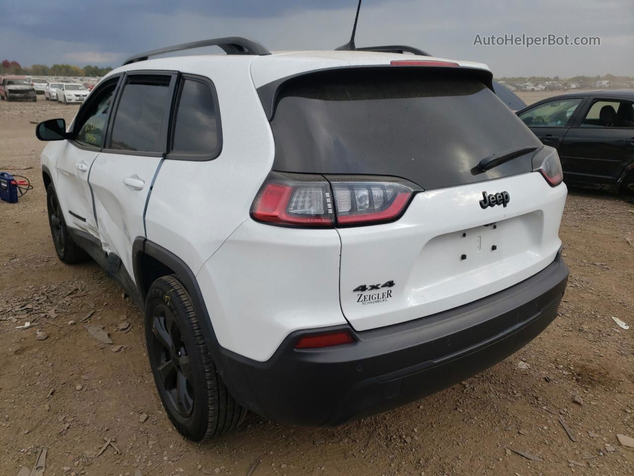 2021 Jeep Cherokee Latitude Plus Белый vin: 1C4PJMLB7MD193214