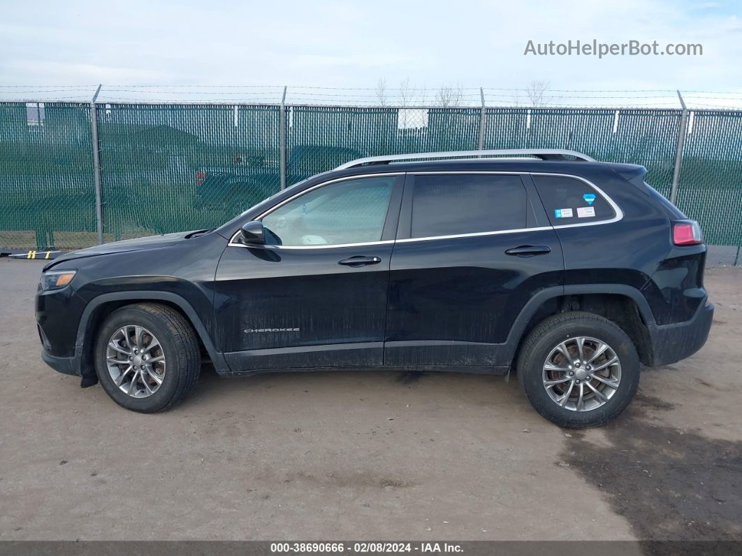 2019 Jeep Cherokee Latitude Plus 4x4 Black vin: 1C4PJMLB8KD317083