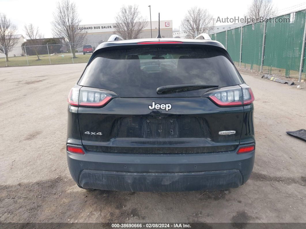 2019 Jeep Cherokee Latitude Plus 4x4 Black vin: 1C4PJMLB8KD317083