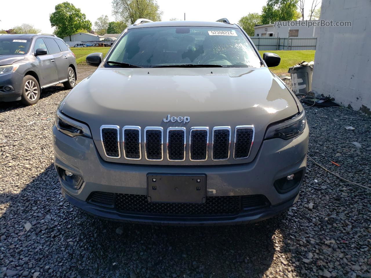 2019 Jeep Cherokee Latitude Plus Gray vin: 1C4PJMLB8KD396917