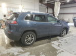 2021 Jeep Cherokee Latitude Plus Blue vin: 1C4PJMLB8MD104301