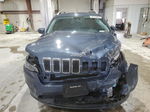 2021 Jeep Cherokee Latitude Plus Blue vin: 1C4PJMLB8MD104301