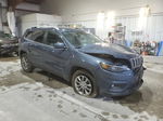 2021 Jeep Cherokee Latitude Plus Blue vin: 1C4PJMLB8MD104301