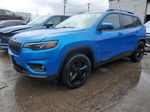 2021 Jeep Cherokee Latitude Plus Blue vin: 1C4PJMLB8MD128467