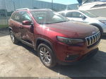 2019 Jeep Cherokee Latitude Plus Burgundy vin: 1C4PJMLB9KD259050