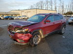 2019 Jeep Cherokee Latitude Plus Burgundy vin: 1C4PJMLB9KD315696