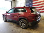 2021 Jeep Cherokee Latitude Plus Maroon vin: 1C4PJMLB9MD104372