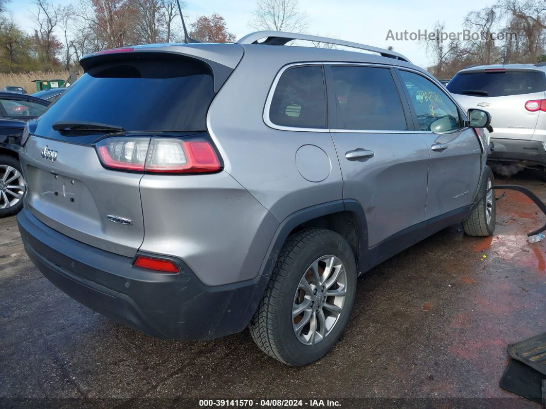 2021 Jeep Cherokee Latitude Plus 4x4 Silver vin: 1C4PJMLB9MD213799