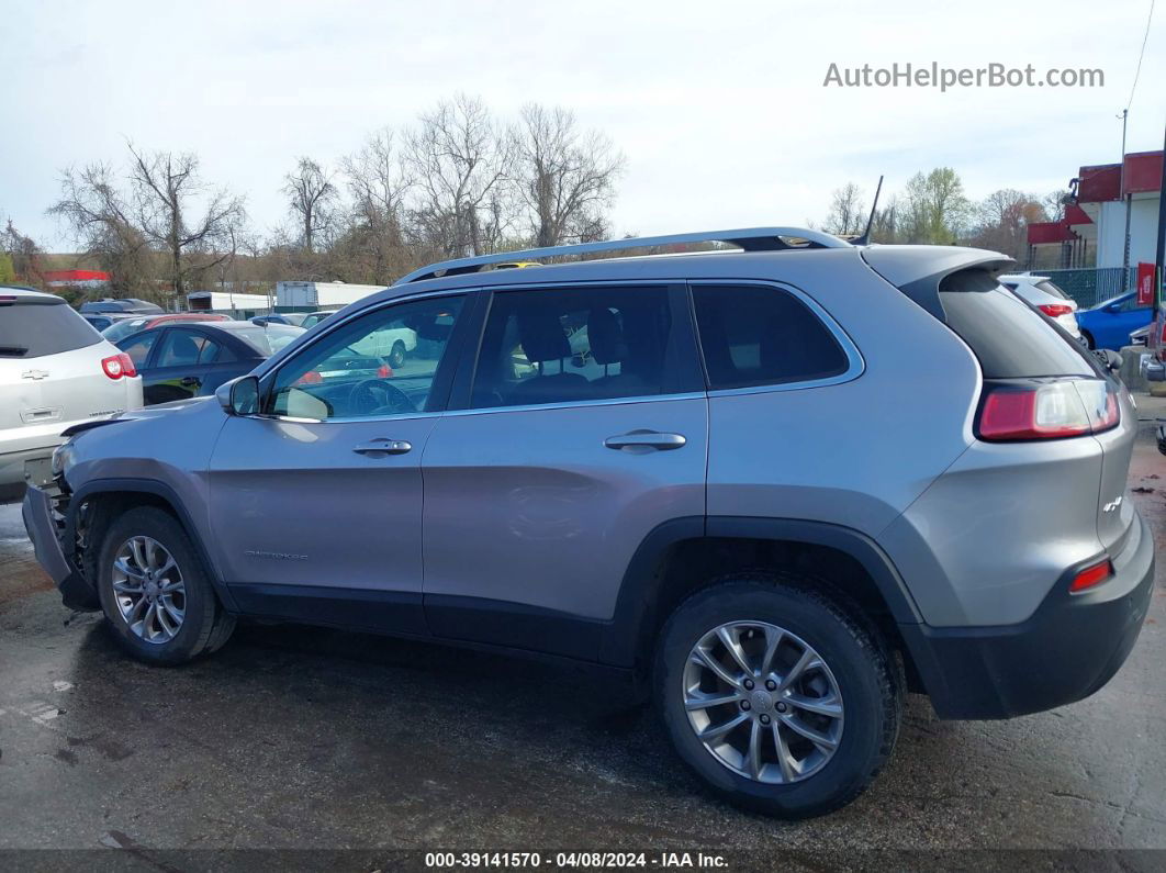 2021 Jeep Cherokee Latitude Plus 4x4 Silver vin: 1C4PJMLB9MD213799