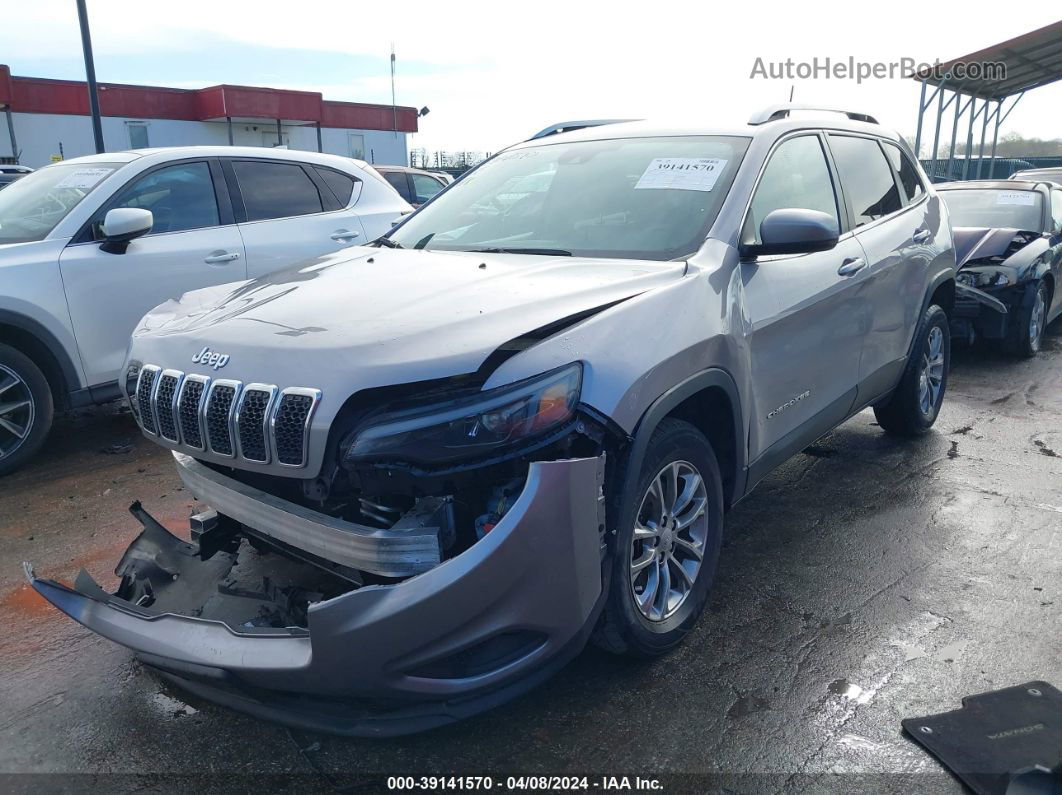 2021 Jeep Cherokee Latitude Plus 4x4 Silver vin: 1C4PJMLB9MD213799