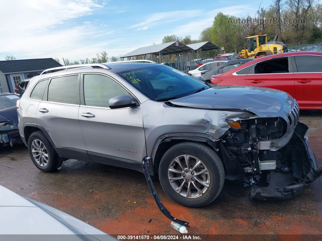 2021 Jeep Cherokee Latitude Plus 4x4 Silver vin: 1C4PJMLB9MD213799