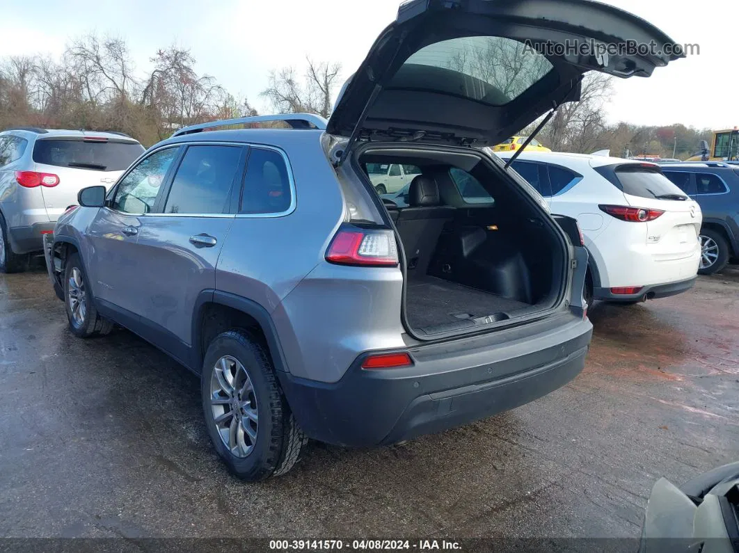 2021 Jeep Cherokee Latitude Plus 4x4 Silver vin: 1C4PJMLB9MD213799