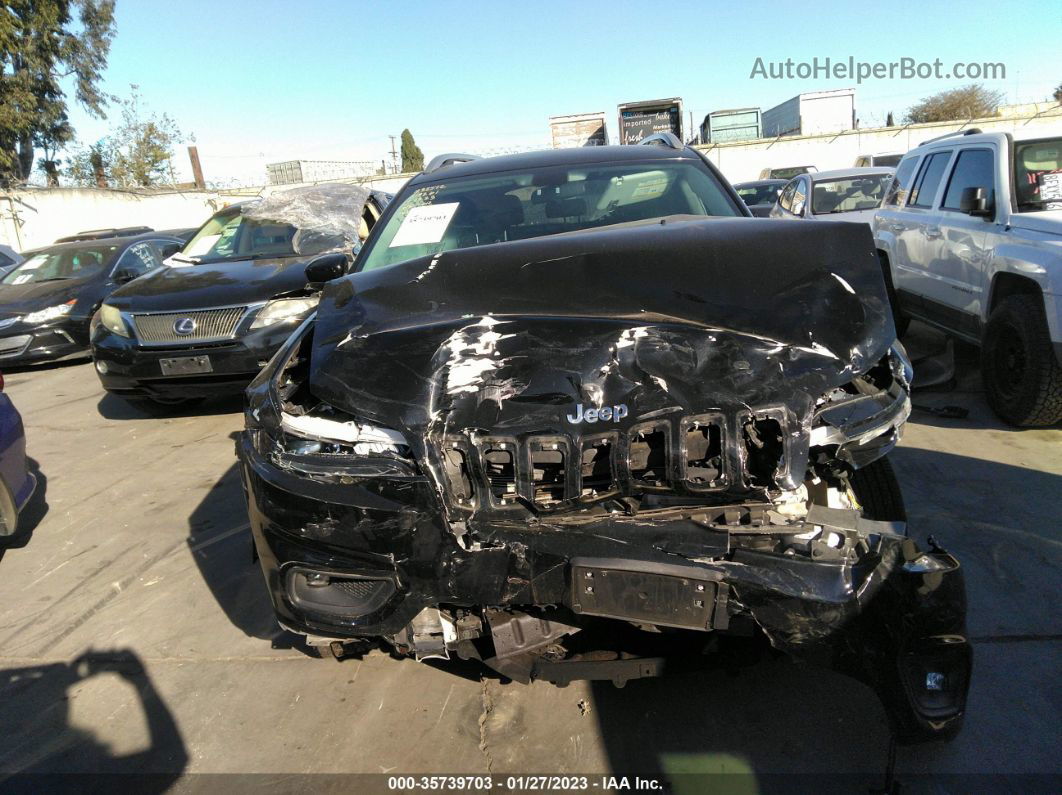 2019 Jeep Cherokee Latitude Plus Black vin: 1C4PJMLBXKD105253