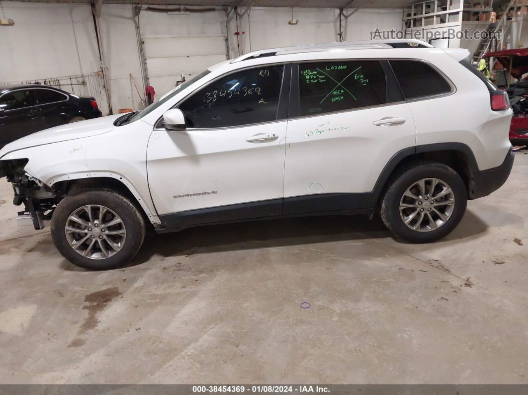 2019 Jeep Cherokee Latitude Plus 4x4 Белый vin: 1C4PJMLBXKD105639