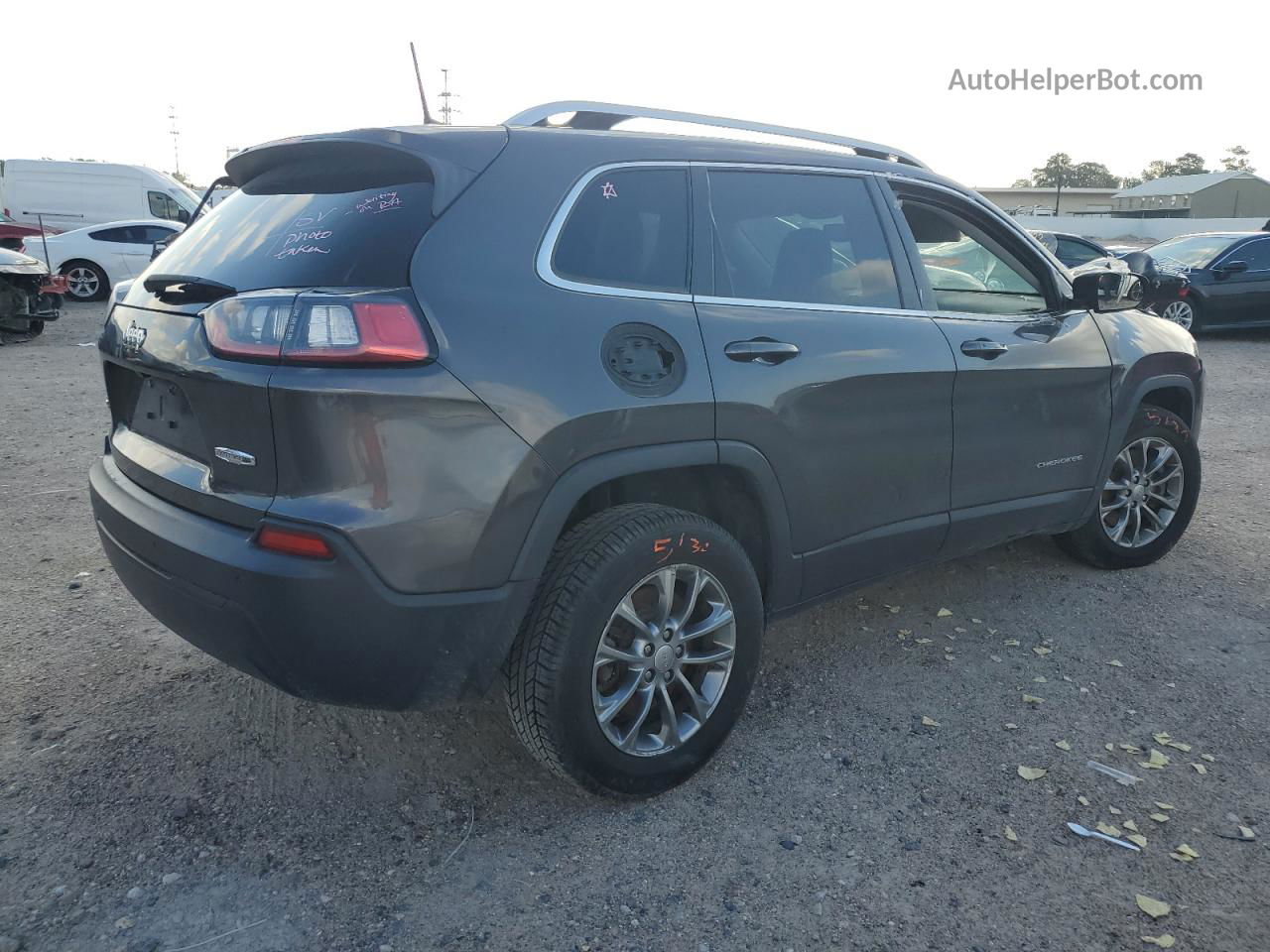 2019 Jeep Cherokee Latitude Plus Серый vin: 1C4PJMLBXKD399057