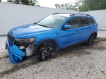 2021 Jeep Cherokee Latitude Plus Blue vin: 1C4PJMLBXMD137428