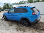 2021 Jeep Cherokee Latitude Plus Blue vin: 1C4PJMLBXMD137428