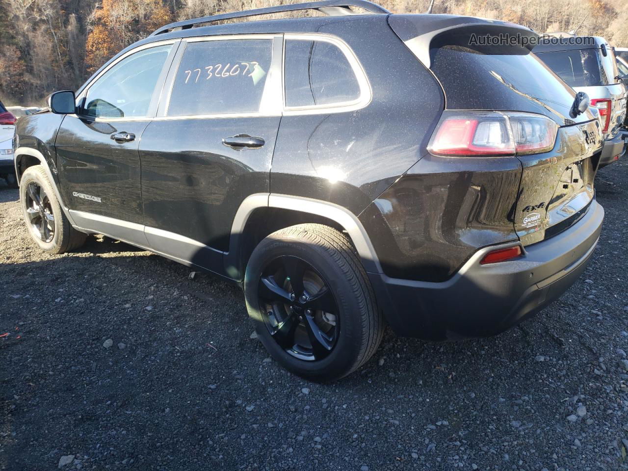 2021 Jeep Cherokee Latitude Plus Black vin: 1C4PJMLBXMD242244