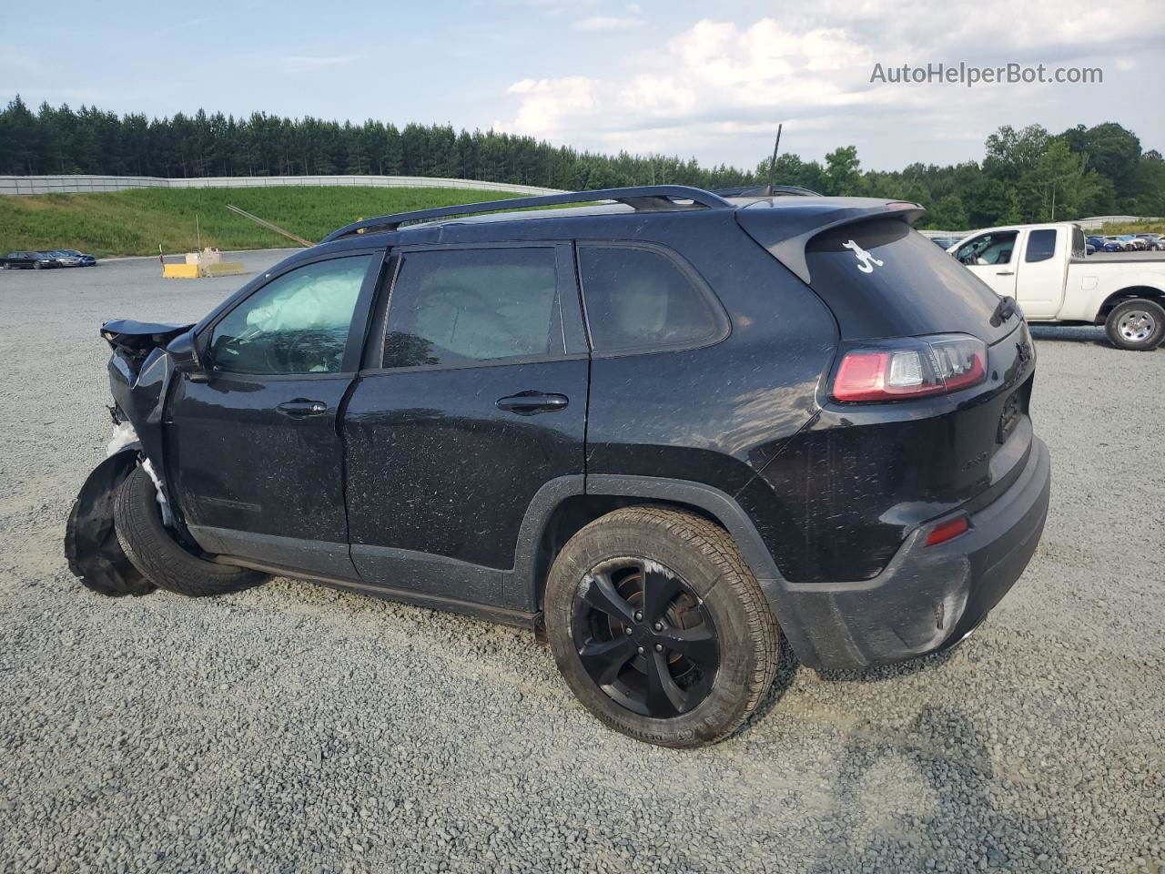 2019 Jeep Cherokee Latitude Plus Черный vin: 1C4PJMLN0KD336575