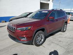 2019 Jeep Cherokee Latitude Plus Maroon vin: 1C4PJMLN1KD161933