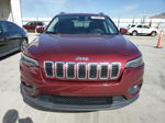 2019 Jeep Cherokee Latitude Plus Maroon vin: 1C4PJMLN1KD161933