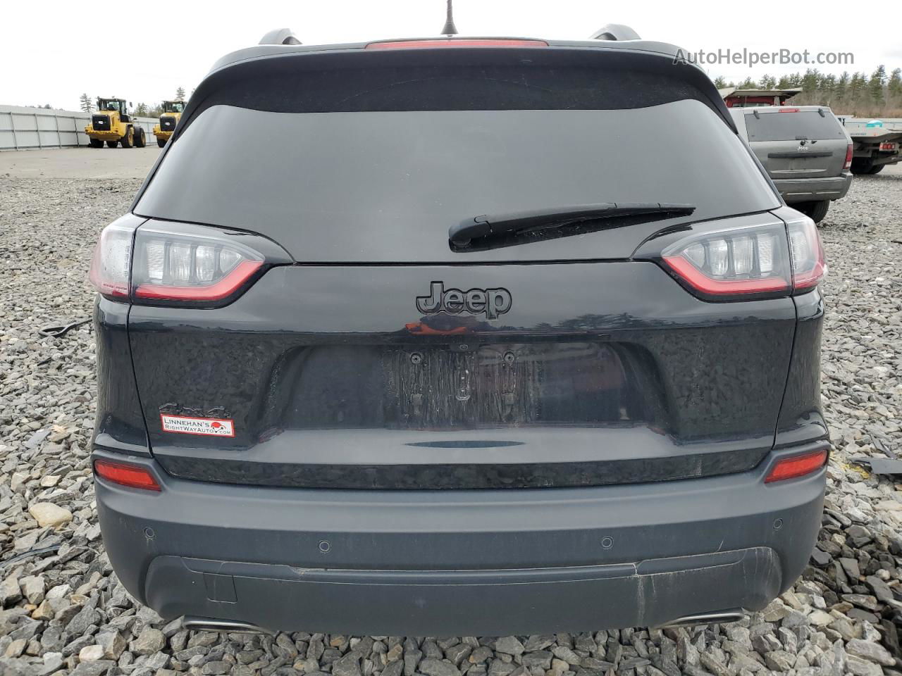 2019 Jeep Cherokee Latitude Plus Черный vin: 1C4PJMLN3KD295309