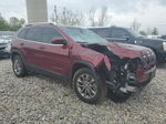 2019 Jeep Cherokee Latitude Plus Burgundy vin: 1C4PJMLN6KD356040