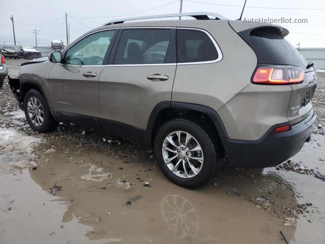 2019 Jeep Cherokee Latitude Plus Brown vin: 1C4PJMLN9KD162988