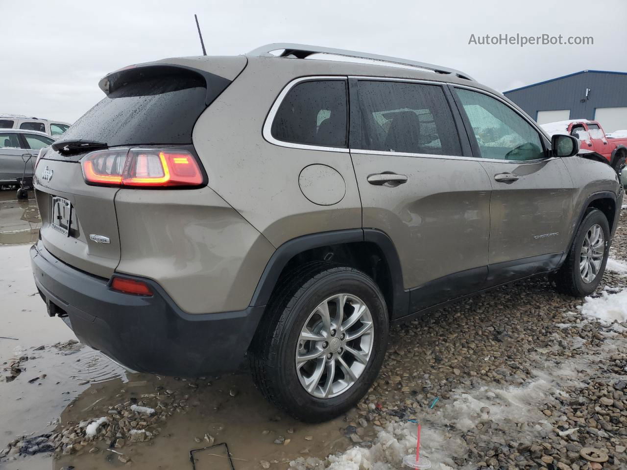 2019 Jeep Cherokee Latitude Plus Коричневый vin: 1C4PJMLN9KD162988