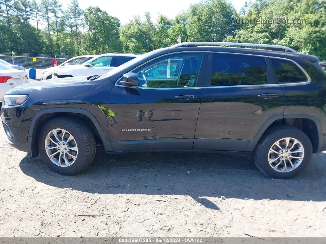 2019 Jeep Cherokee Latitude Plus 4x4 Black vin: 1C4PJMLNXKD150560