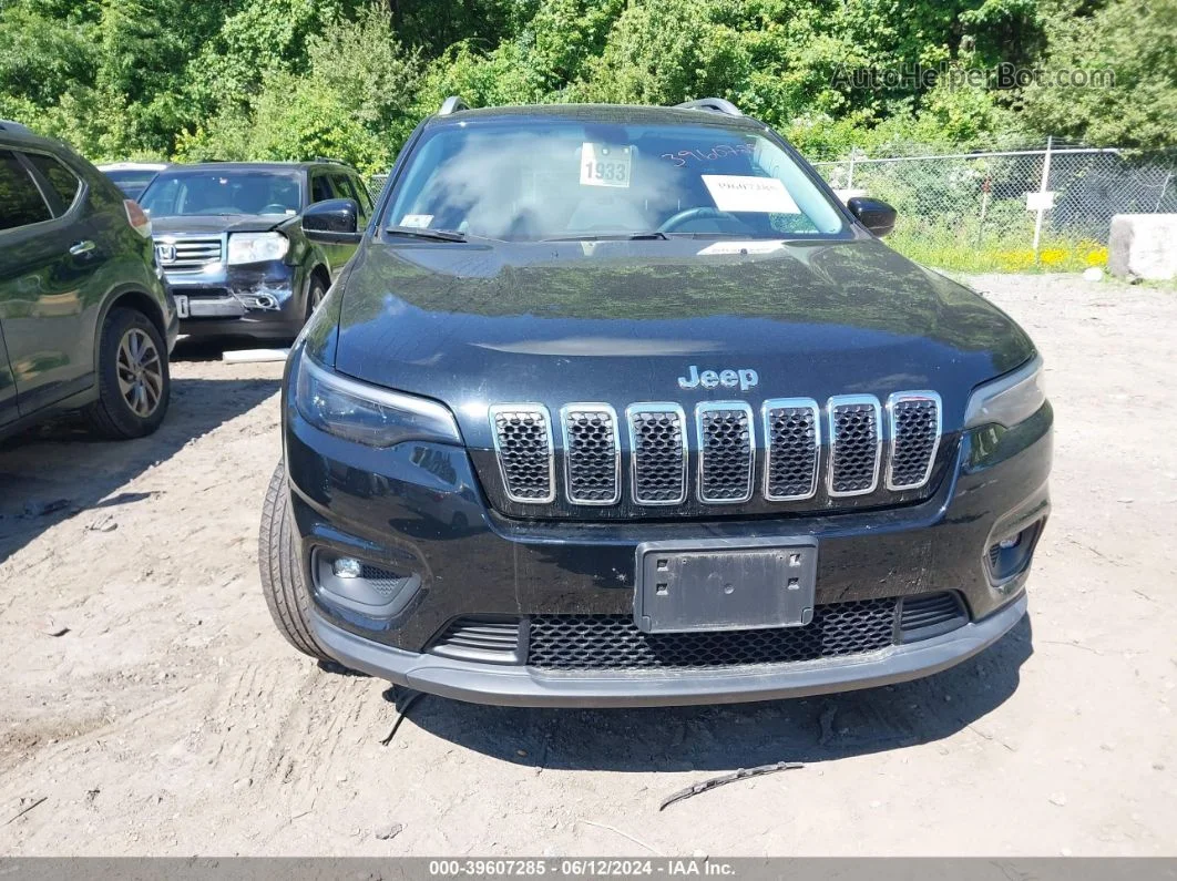 2019 Jeep Cherokee Latitude Plus 4x4 Black vin: 1C4PJMLNXKD150560