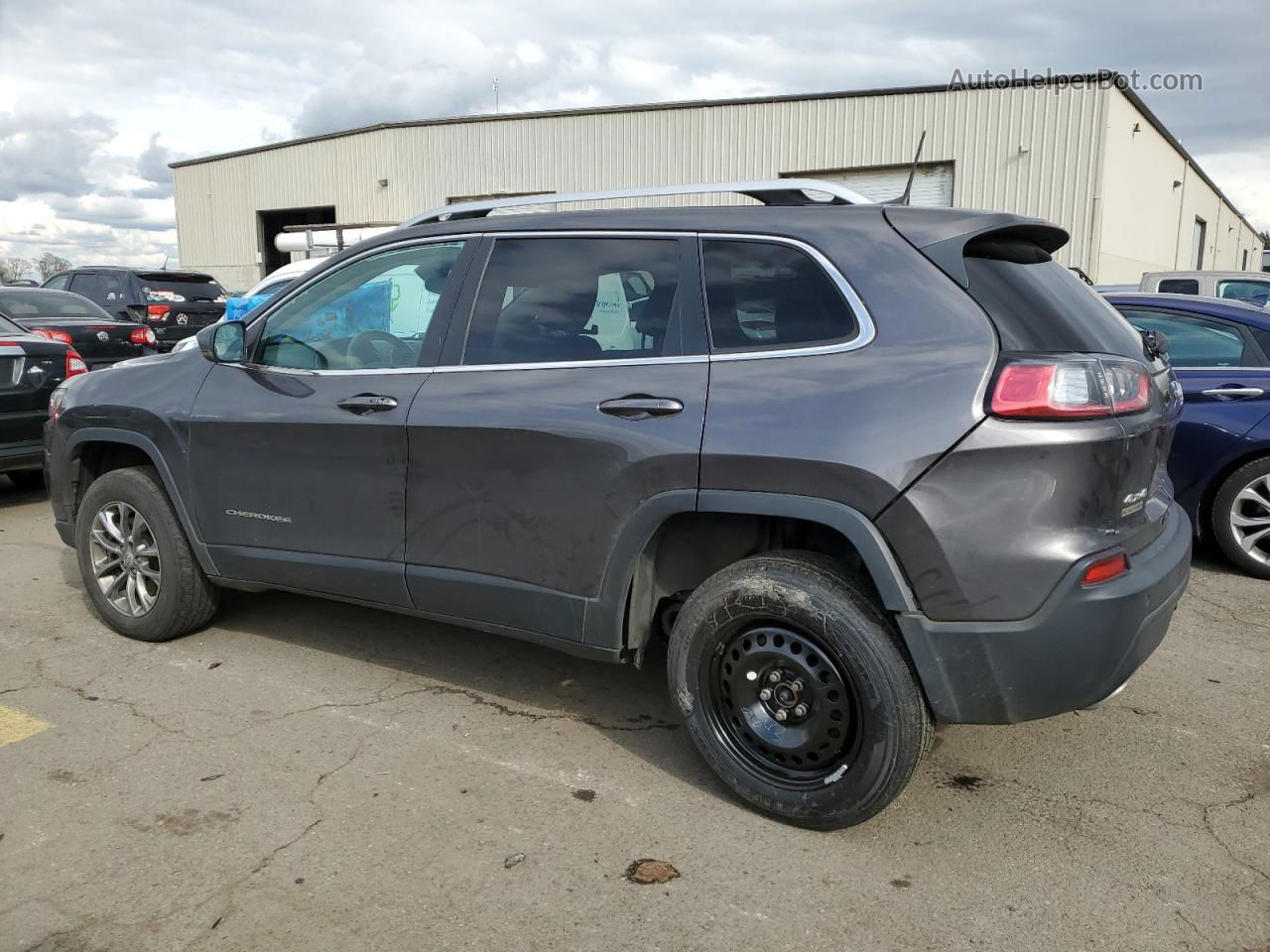 2019 Jeep Cherokee Latitude Plus Угольный vin: 1C4PJMLX0KD342782