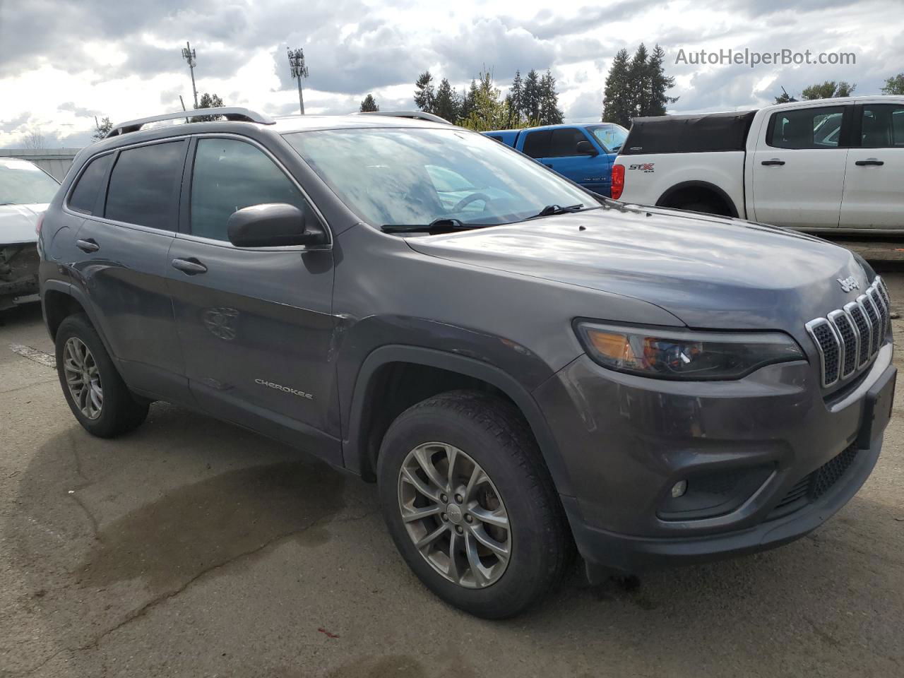 2019 Jeep Cherokee Latitude Plus Charcoal vin: 1C4PJMLX0KD342782