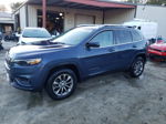 2019 Jeep Cherokee Latitude Plus Blue vin: 1C4PJMLX0KD379881