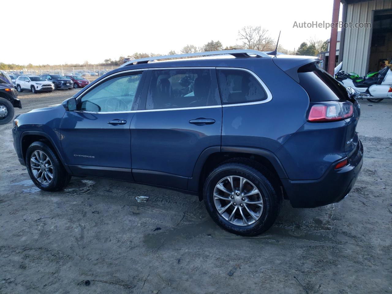 2019 Jeep Cherokee Latitude Plus Blue vin: 1C4PJMLX0KD379881