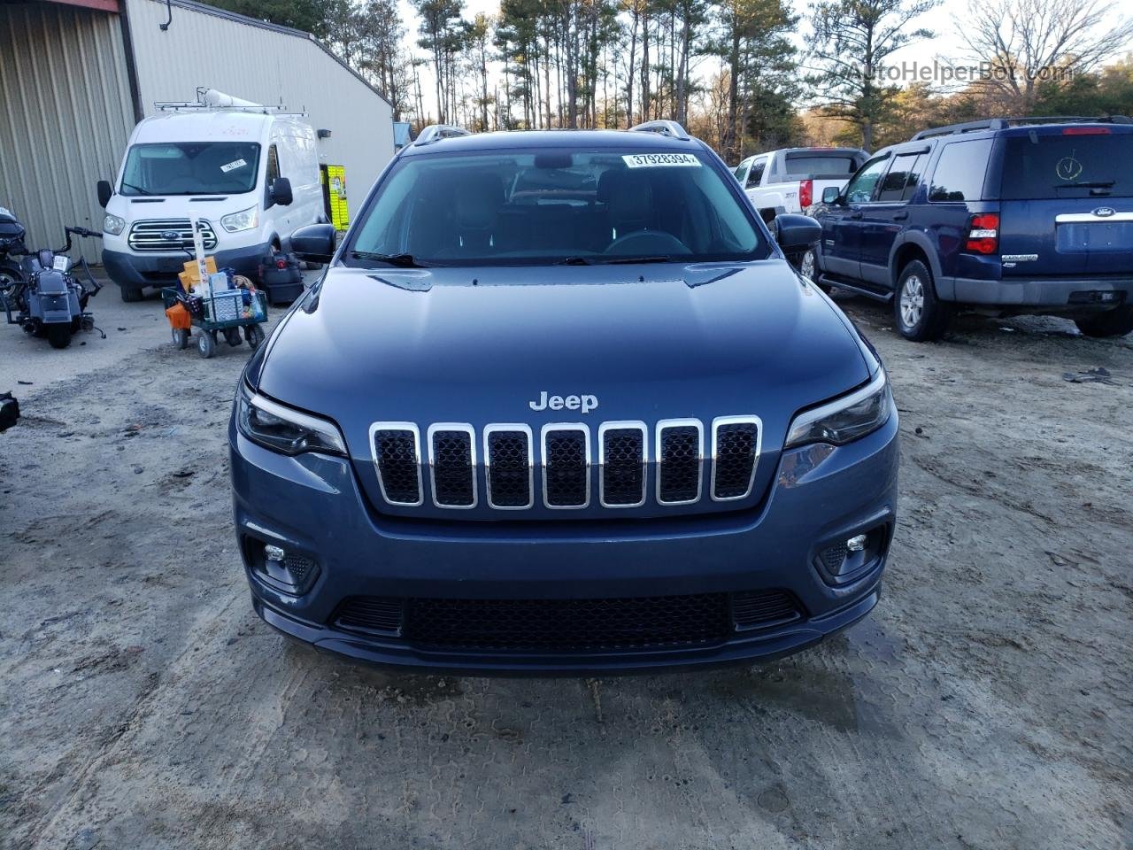 2019 Jeep Cherokee Latitude Plus Blue vin: 1C4PJMLX0KD379881