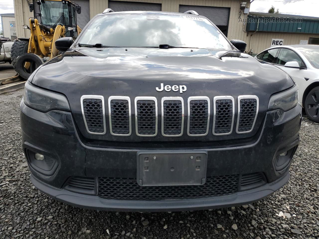 2019 Jeep Cherokee Latitude Plus Black vin: 1C4PJMLX1KD211750