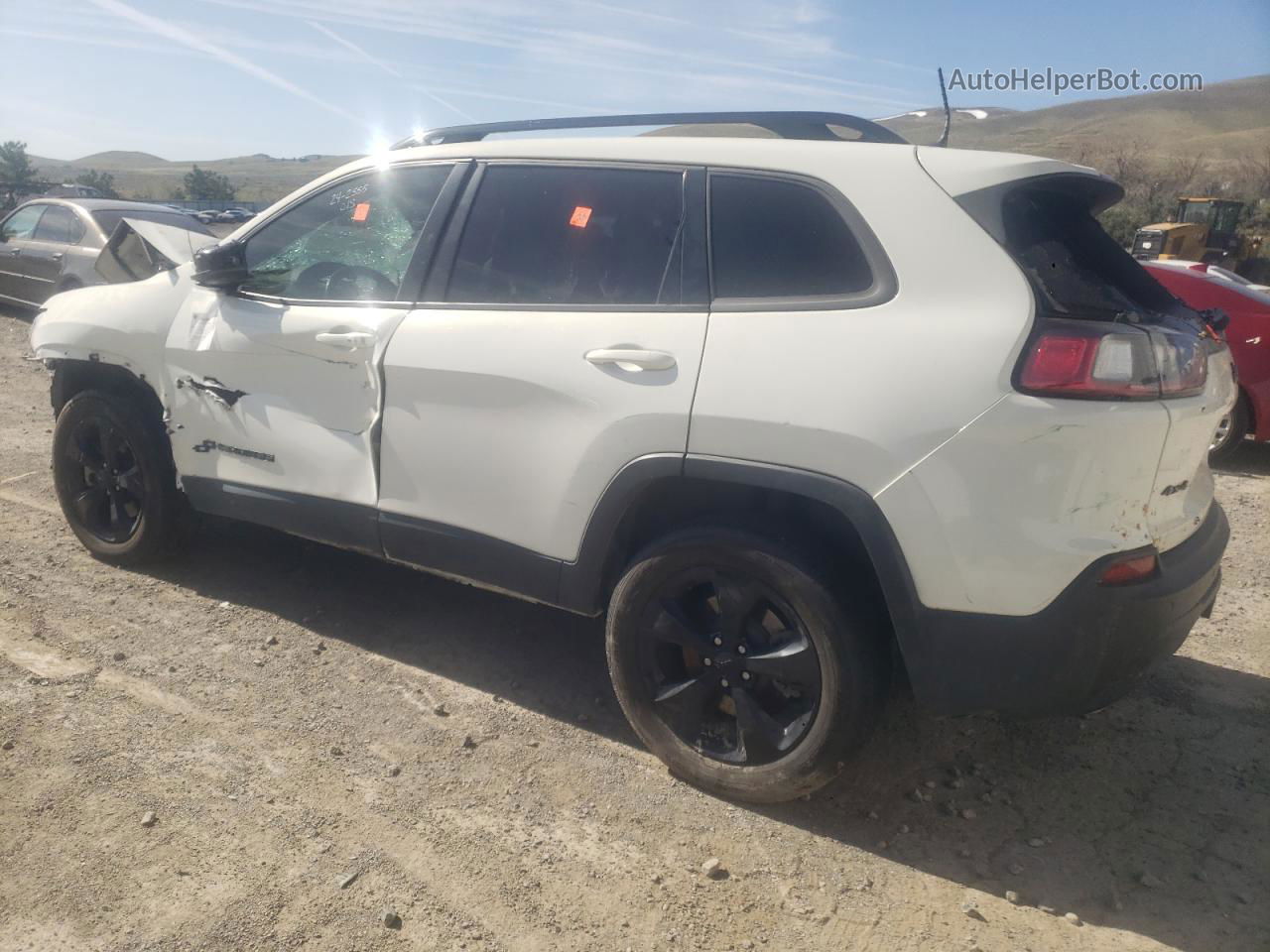 2019 Jeep Cherokee Latitude Plus White vin: 1C4PJMLX3KD306844