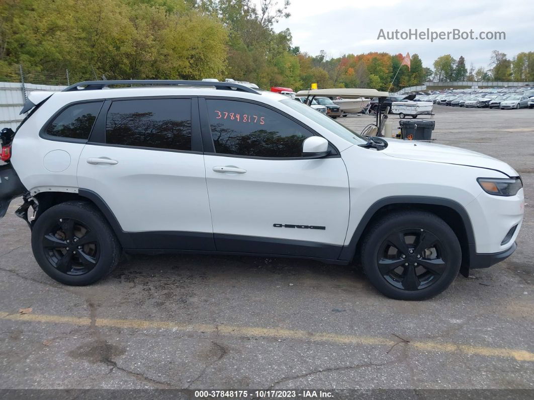 2019 Jeep Cherokee Altitude 4x4 White vin: 1C4PJMLX3KD311736