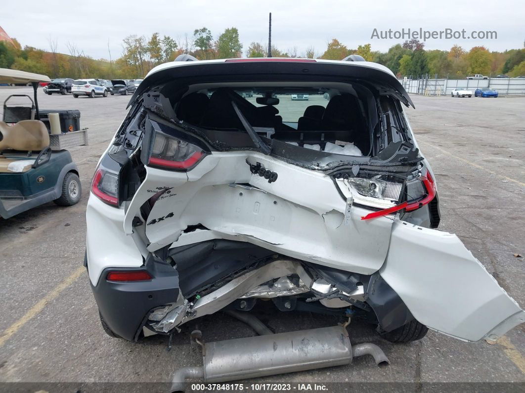 2019 Jeep Cherokee Altitude 4x4 White vin: 1C4PJMLX3KD311736