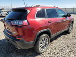 2019 Jeep Cherokee Latitude Plus Burgundy vin: 1C4PJMLX5KD132470